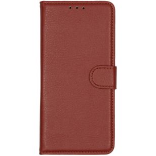Basic Litchi Booktype Oppo Reno3 / A91- Bruin