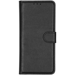 Basic Litchi Booktype Oppo Reno3 / A91- Zwart