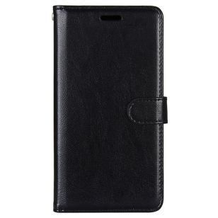 Basic Litchi Booktype Alcatel 3X (2020) - Zwart