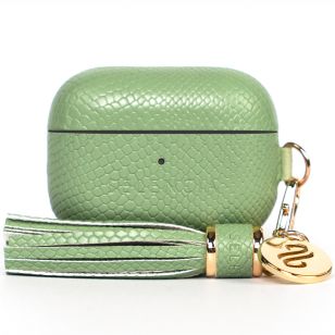 Selencia Yara Slang Hoesje AirPods Pro - Groen