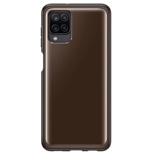 Samsung Silicone Clear Cover Galaxy A12 - Zwart
