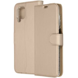 Accezz Wallet Softcase Booktype Samsung Galaxy A12 - Goud