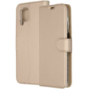 Accezz Wallet Softcase Bookcase Samsung Galaxy A12 - Goud