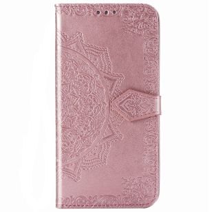 Mandala Bookcase Xiaomi Redmi 9 - Rosé Goud