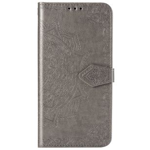 Mandala Booktype Xiaomi Redmi Note 8 Pro - Grijs