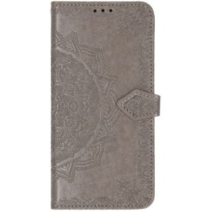 Mandala Booktype Xiaomi Redmi Note 8T - Grijs