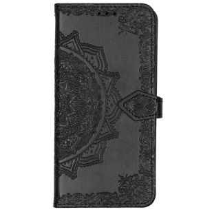 Mandala Booktype Xiaomi Redmi Note 8T - Zwart