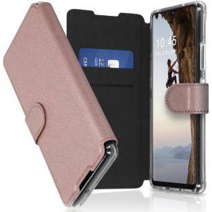 Accezz Xtreme Wallet Bookcase Samsung Galaxy A42 - Rosé Goud