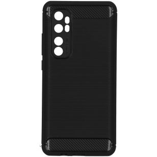Brushed Backcover Xiaomi Mi Note 10 Lite - Zwart