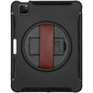 Defender Backcover met strap iPad Air (2022 / 2020) - Zwart