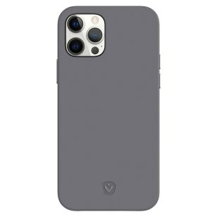 Valenta Luxe Leather Backcover iPhone 12 Pro Max - Grijs