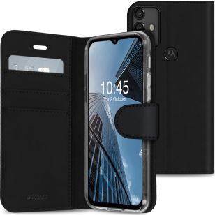 Accezz Wallet Softcase Booktype Motorola Moto G20 - Zwart