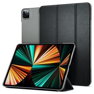 Spigen Smart Fold Bookcase iPad Pro 12.9 (2021) - Zwart