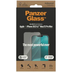 PanzerGlass Ultra-Wide Fit Anti-Bacterial Screenprotector incl. applicator iPhone 14 Plus