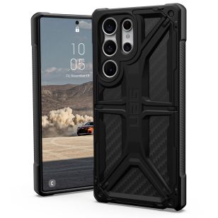 UAG Monarch Backcover Samsung Galaxy S23 Ultra - Carbon Fiber