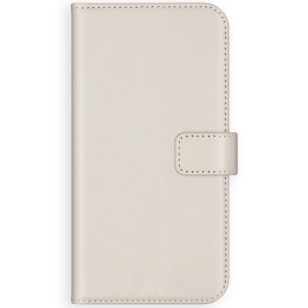 Selencia Echt Lederen Bookcase iPhone 11 Pro - Lichtgrijs