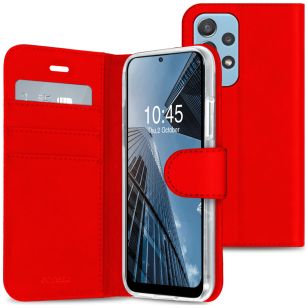 Accezz Wallet Softcase Booktype Samsung Galaxy A72 - Rood
