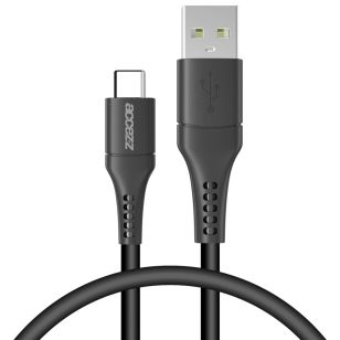 Accezz USB-C naar USB kabel - 0,2 meter - Zwart