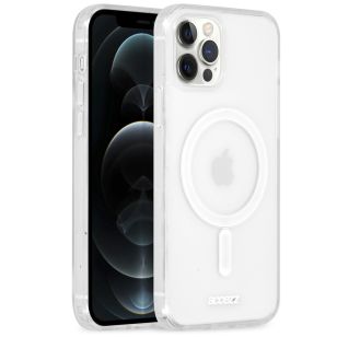 Accezz Clear Backcover met MagSafe iPhone 12 (Pro) - Transparant