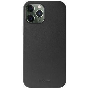 Accezz Leather Backcover met MagSafe iPhone 12 Pro Max - Zwart
