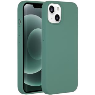 Accezz Liquid Silicone Backcover met MagSafe iPhone 13 Mini - Groen