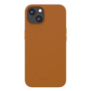 Accezz Leather Backcover met MagSafe iPhone 13 Mini - Bruin