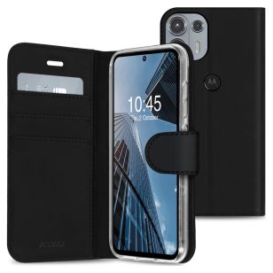 Accezz Wallet Softcase Booktype Motorola Edge 20 Lite - Zwart