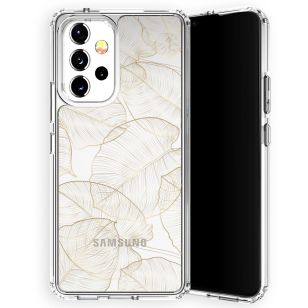 Selencia Zarya Fashion Extra Beschermende Backcover Samsung Galaxy A53 - Gold Botanic