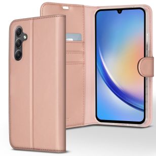 Accezz Wallet Softcase Bookcase Samsung Galaxy A34 (5G) - Rosé Goud
