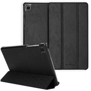 Selencia Vegan Lederen Trifold Bookcase Galaxy Tab A7 Lite - Zwart