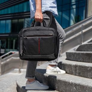 Accezz Classic Series Laptop Bag - Laptoptas - Geschikt voor laptops tot 15.6 inch - Zwart