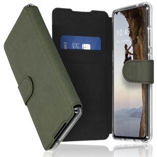 Accezz Xtreme Wallet Bookcase Samsung Galaxy S21 FE - Lichtgroen