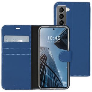 Accezz Wallet Softcase Booktype Samsung Galaxy S22 Plus - Donkerblauw