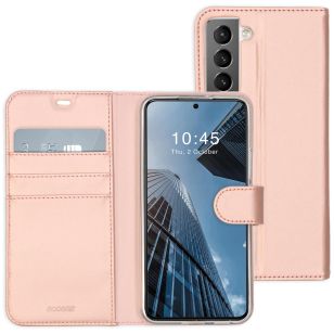 Accezz Wallet Softcase Bookcase Samsung Galaxy S22 Plus - Rosé Goud
