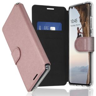 Accezz Xtreme Wallet Bookcase Samsung Galaxy S22 Plus - Rosé Goud