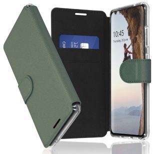 Accezz Xtreme Wallet Bookcase Samsung Galaxy S22 Ultra - Lichtgroen