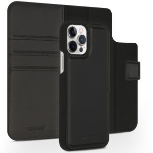 Accezz Premium Leather 2 in 1 Wallet Bookcase iPhone 12 (Pro) - Zwart