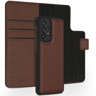 Accezz Premium Leather 2 in 1 Wallet Bookcase Samsung Galaxy A33 - Bruin