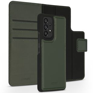 Accezz Premium Leather 2 in 1 Wallet Bookcase Samsung Galaxy A53 - Groen