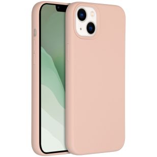 Accezz Liquid Silicone Backcover iPhone 14 Max - Roze