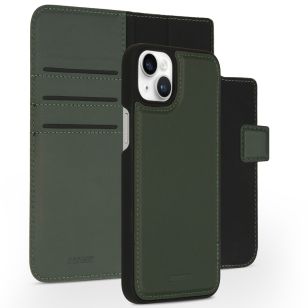 Accezz Premium Leather 2 in 1 Wallet Bookcase iPhone 14 Plus - Groen