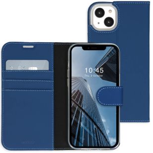 Accezz Wallet Softcase Booktype iPhone 14 - Donkerblauw
