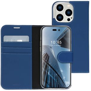Accezz Wallet Softcase Booktype iPhone 14 Pro - Donkerblauw