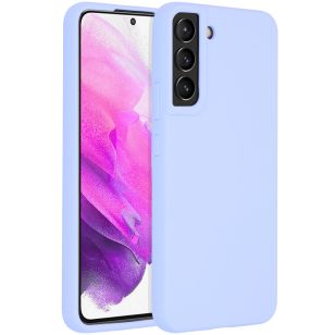 Accezz Liquid Silicone Backcover Samsung Galaxy S22 Plus - Paars