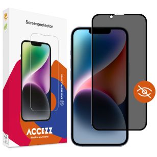 Accezz Gehard Glas Privacy Screenprotector iPhone 13 / 13 Pro / 14