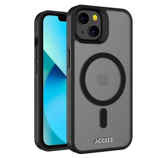 Accezz Rugged Frosted MagSafe Backcover iPhone 13