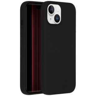 Accezz Liquid Silicone Backcover iPhone 15 - Zwart