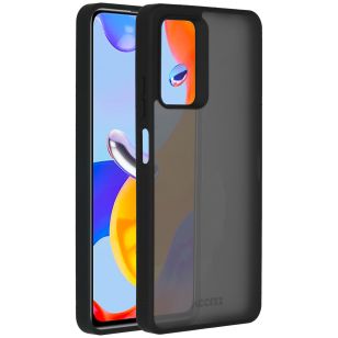 Accezz Rugged Frosted Backcover Xiaomi Redmi  Note 11 Pro - Zwart