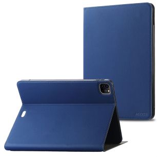 Accezz Classic Tablet Case iPad Pro 12.9 (2022) / Pro 12.9 (2021) / Pro 12.9 (2020) - Donkerblauw