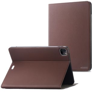 Accezz Classic Tablet Case iPad Pro 12.9 (2022) / Pro 12.9 (2021) / Pro 12.9 (2020) - Bruin